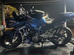グース350放置-2